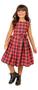 Imagem de Vestido infantil juvenil simples menina natal presente ano novo casamento luxo casual