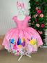 Imagem de Vestido Infantil Juvenil Temáticos Da Gigi Princesas Rosa