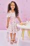 Imagem de Vestido Infantil Kukie Verão Branco em Laise Floral