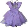 Imagem de Vestido infantil lilas princesas luxo para festas e casamentos 1 ao 3