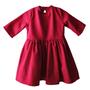 Imagem de VESTIDO Infantil Linho Vermelho (Tamanho 8)