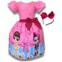 Imagem de Vestido Infantil Lol Surpris Rocker Neon Fanime C/tule Tiara