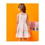 Imagem de Vestido infantil manga curta fly tech estampado com strass kukiê ref:67774 4/6