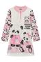 Imagem de Vestido Infantil Manga Longa em Molecotton Casal de Pandas Fofos c/zíper na Gola - Kukie