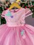 Imagem de Vestido Infantil Marie Rosa Jardim Encantado Flores Luxo