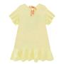 Imagem de Vestido Infantil Meia Malha Algodão Amarelo Love Fresh Kukiê