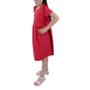 Imagem de Vestido Infantil Menina Alakazoo Nikko Vermelho - 3989