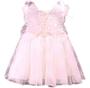 Imagem de Vestido Infantil Menina Fes Casamento Tule Florido Borboleta