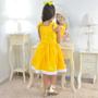 Imagem de Vestido Infantil Menina Festa Chique Varias Cores + Laço