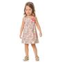 Imagem de Vestido Infantil Menina Florido Milon