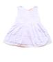 Imagem de Vestido infantil menina pequena em lese branco - kiki & mily