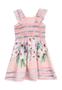 Imagem de Vestido Infantil Menina Silk Peach Sublimado Brandili Mundi