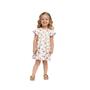 Imagem de Vestido Infantil Milon em Cotton Estampado cor Off White