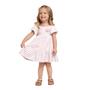 Imagem de Vestido Infantil Milon em Cotton Listrado na cor Rosa