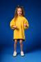 Imagem de Vestido Infantil Moletom - Amarelo - Bugbee