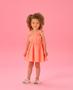 Imagem de Vestido Infantil Mon Sucre Verão Laranja Neon