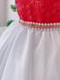 Imagem de Vestido Infantil Mônica Vermelho com Branco Festa