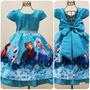 Imagem de Vestido Infantil Olaf Elsa Ana Frozen Festa Luxo Roupa Tema