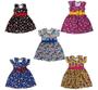 Imagem de Vestido Infantil Princesa Kit Com 5 Peças Atacado Revenda estampas e cores sortidas