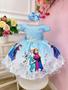 Imagem de Vestido Infantil Princesas da Disney Frozen Elsa Anna Festas