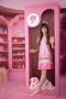 Imagem de Vestido Infantil Rosa Barbie C/ Laço Cabelo - Envio Rápido