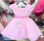 Imagem de Vestido infantil rosa e azul bebe a 3 anos luxo realeza