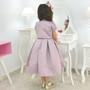 Imagem de Vestido infantil Rosa Seco Com Bolero Formatura Casamento Florista