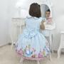 Imagem de Vestido infantil tema Alice no País das Maravilhas