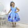 Imagem de Vestido infantil tema Frozen - Elsa e Anna