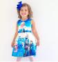 Imagem de Vestido Infantil Temático Neoprene Frozen