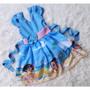 Imagem de Vestido Infantil Temático Simples Moana Baby Azul