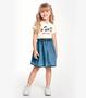 Imagem de Vestido Infantil Trick Nick Bege