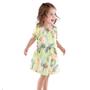 Imagem de Vestido Infantil Viscose Sarjada Verde Colorittá