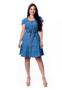Imagem de Vestido Jeans Comprido Com Recortes