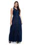 Imagem de Vestido Jeans Longo Com Lastex
