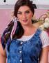 Imagem de Vestido Jeans Salopete Denim Hadaza