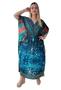 Imagem de Vestido Kaftan Indiano Longo Estampado Plus Size - Cod. 18048