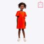 Imagem de Vestido Laise Laranja Infantil Menina Vigat 4882