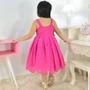 Imagem de Vestido Laise Rosa Infantil: Elegância dos 6 meses aos 10 anos