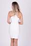 Imagem de Vestido Limone Modas com pedraria lateral OffWhitte  / M - NUM. 40