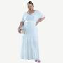 Imagem de Vestido Longo Branco 3 Marias Plus Size 