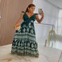 Imagem de Vestido Longo Chloe Estampado Alça e De Amarrar 