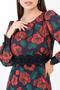 Imagem de Vestido Longo com Renda Floral Vermelho-P