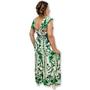 Imagem de Vestido Longo de Alça com Babado Estampado com elástico 
