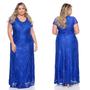 Imagem de Vestido Longo De Festa Plus Size Moda Blogueirinha - Eduarda Moda Fashion