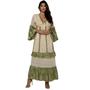 Imagem de Vestido Longo Feminino Boho Chic Linha Premium Crepe com Leise