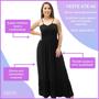 Imagem de Vestido Longo Feminino com Decote no Busto até o Plus Size