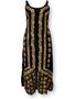Imagem de Vestido Longo Indiano Alça viscose Batik Com bordado P94