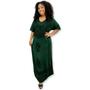 Imagem de Vestido Longo Indiano Manga Curta Bordados Plus Size 11095