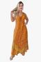Imagem de Vestido Longo Indiano Regata Estampado Plus Size Toque de Seda-Cod.1006